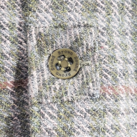 EUC Brown sound men's wool coat - Picture 3 of 8